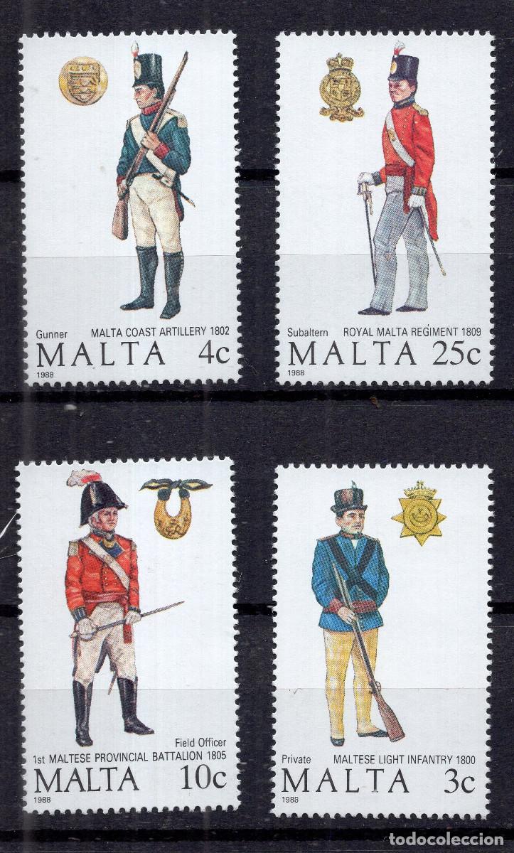 Sellos: MALTA 1988 STAMP MICHEL MT 799-802