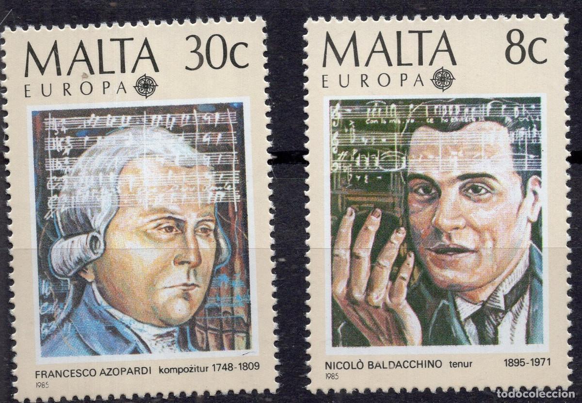 Sellos: MALTA 1985 STAMP MICHEL MT 726-727