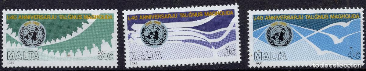Sellos: MALTA 1985 STAMP MICHEL MT 731-733
