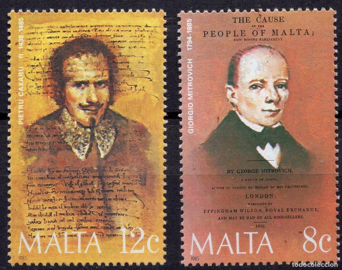 Sellos: MALTA 1985 STAMP MICHEL MT 734-735