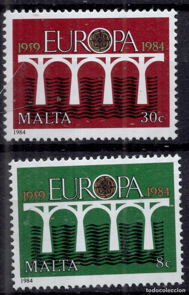 Sellos: MALTA 1984 STAMP MICHEL MT 704-705