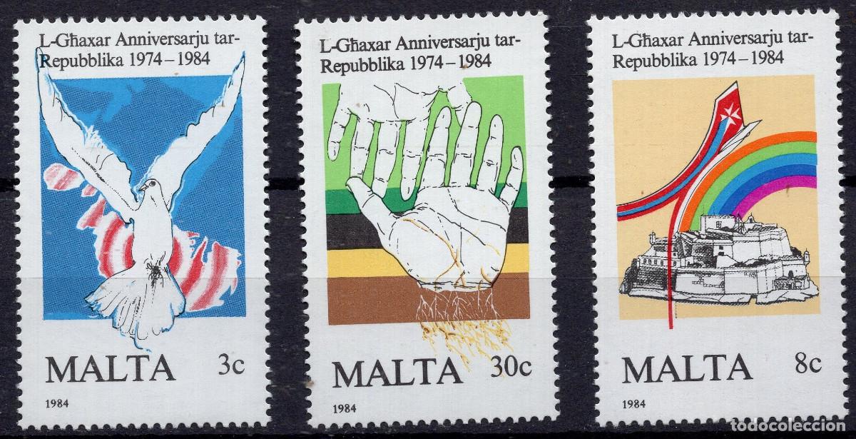 Sellos: MALTA 1984 STAMP MICHEL MT 716-718