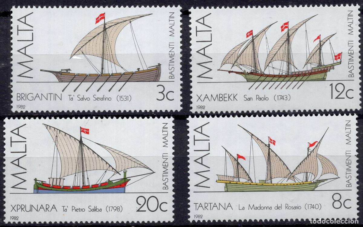 Sellos: MALTA 1982 STAMP MICHEL MT 669-672