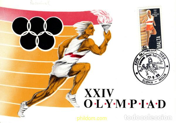 Sellos: 787008 MNH MALTA 1988 24 JUEGOS OLIMPICOS VERANO SEUL 1988