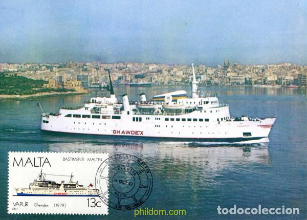 Sellos: 787005 MNH MALTA 1987 HISTORIA DE LA MARINA DE MALTA