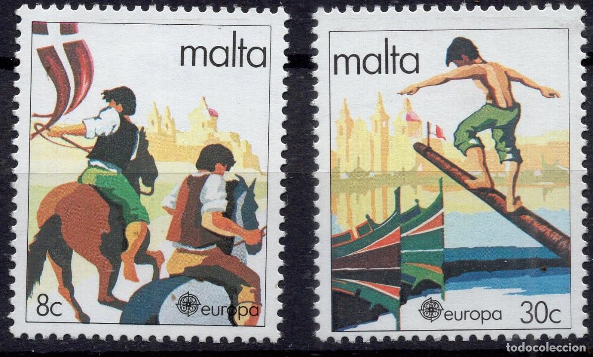 Sellos: MALTA 1981 STAMP MICHEL MT 628-629