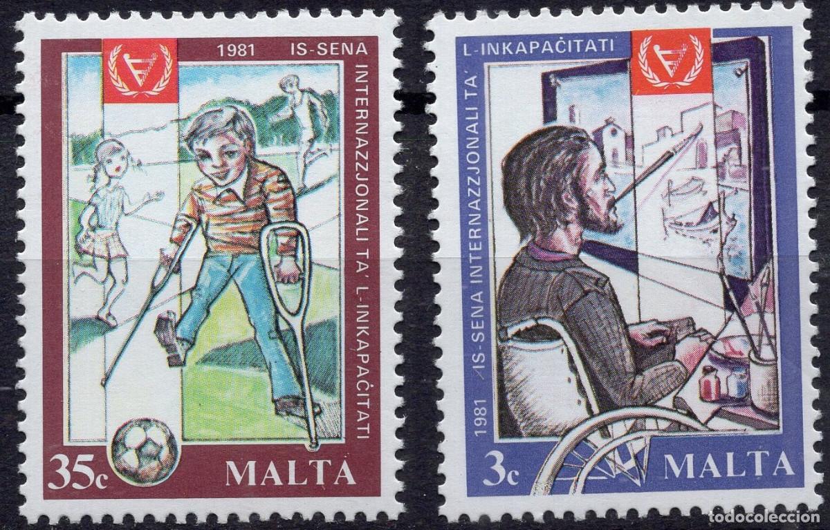 Sellos: MALTA 1981 STAMP MICHEL MT 632-633