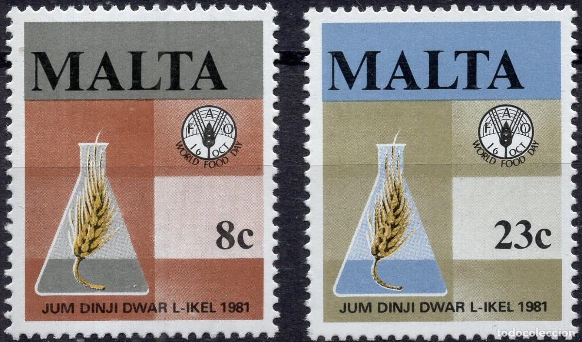 Sellos: MALTA 1981 STAMP MICHEL MT 634-635