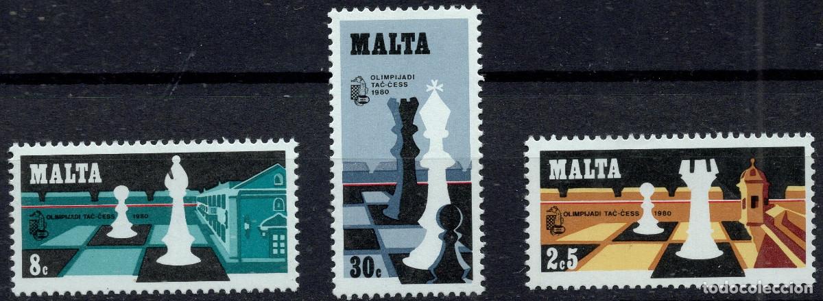 Sellos: MALTA 1980 STAMP MICHEL MT 621-623