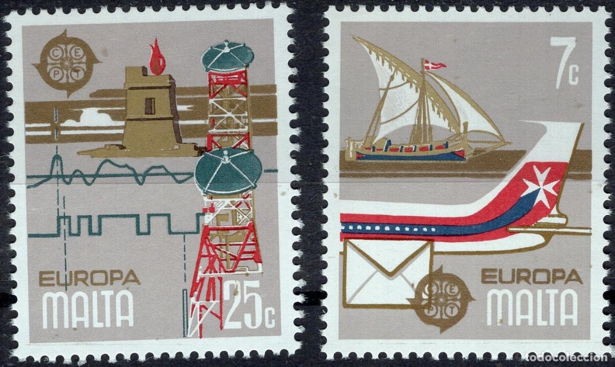Sellos: MALTA 1979 STAMP MICHEL MT 594-595