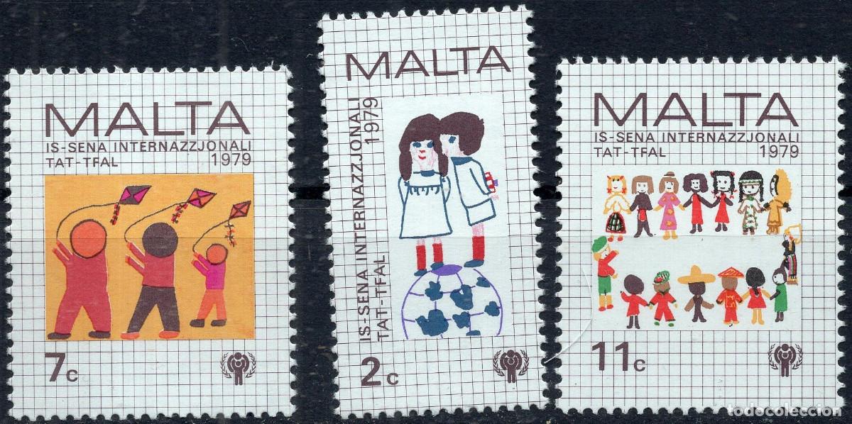 Sellos: MALTA 1979 STAMP MICHEL MT 596-598