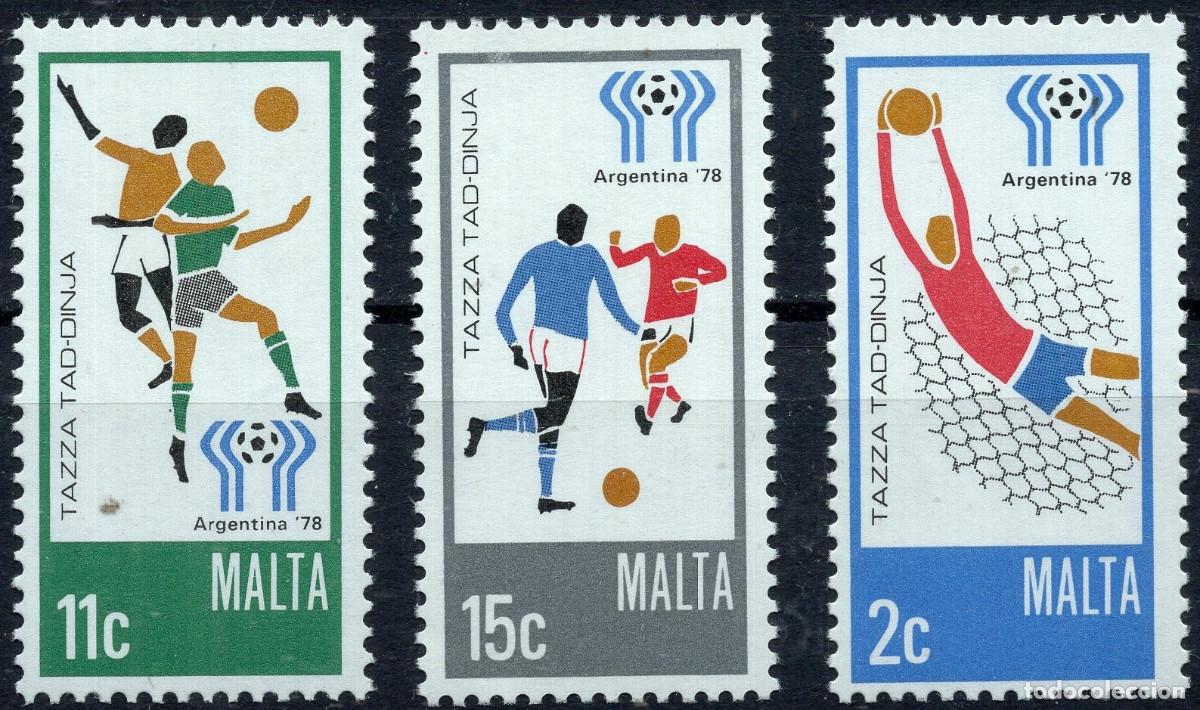 Sellos: MALTA 1978 STAMP MICHEL MT 571-573