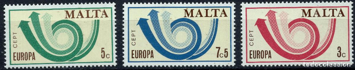 Sellos: MALTA 1973 STAMP MICHEL MT 472-474