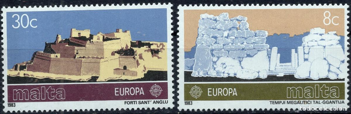 Sellos: MALTA 1983 STAMP MICHEL MT 680-681