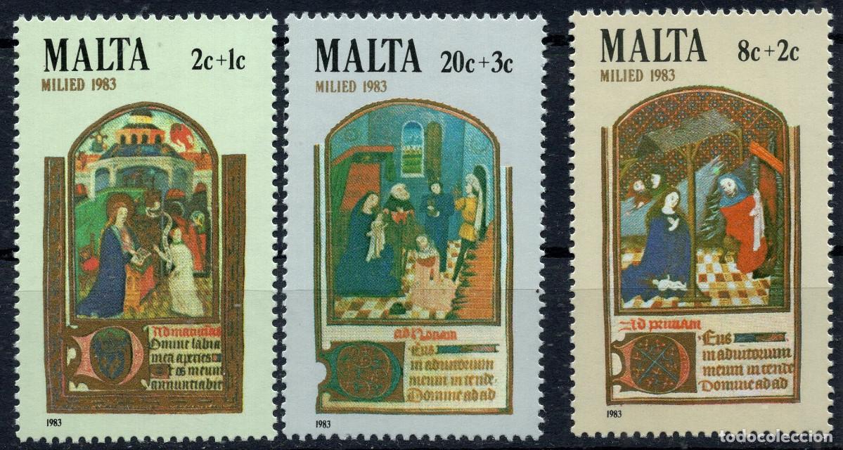 Sellos: MALTA 1983 STAMP MICHEL MT 687-689