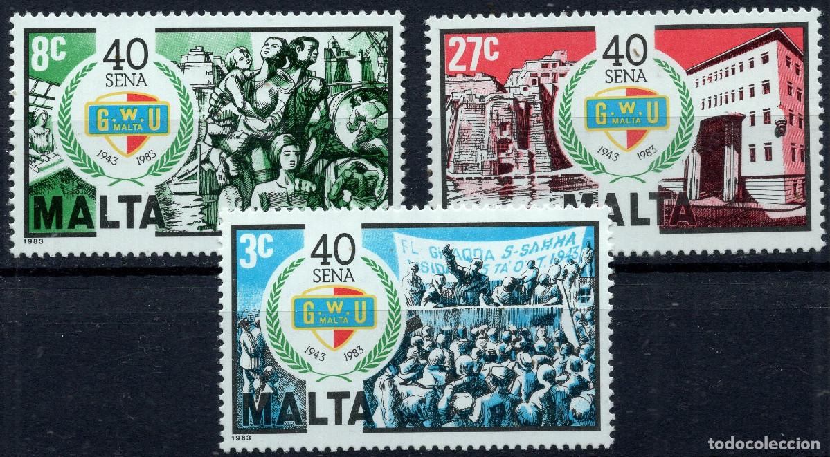 Sellos: MALTA 1983 STAMP MICHEL MT 690-692