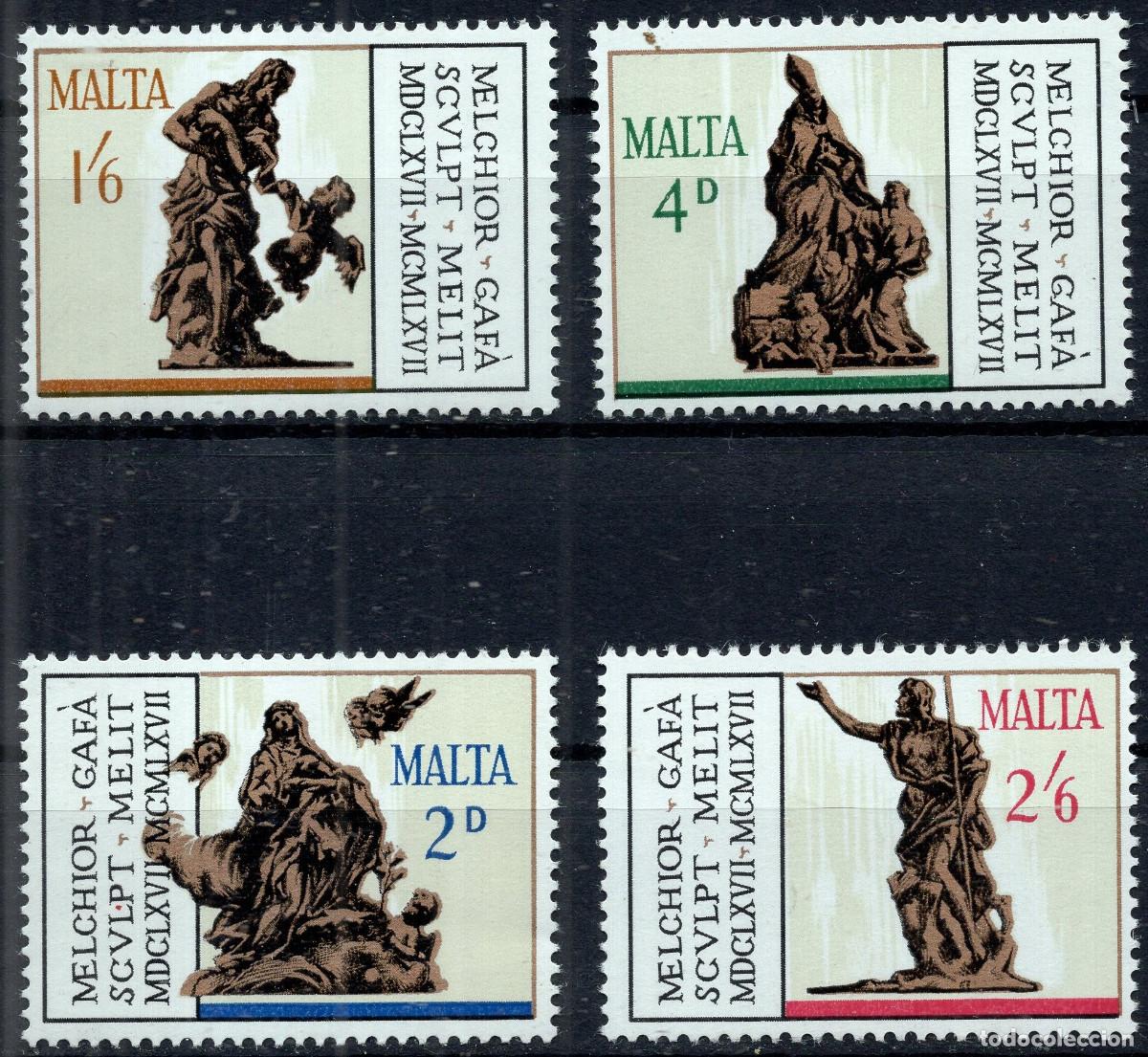 Sellos: MALTA 1967 STAMP MICHEL MT 356-359