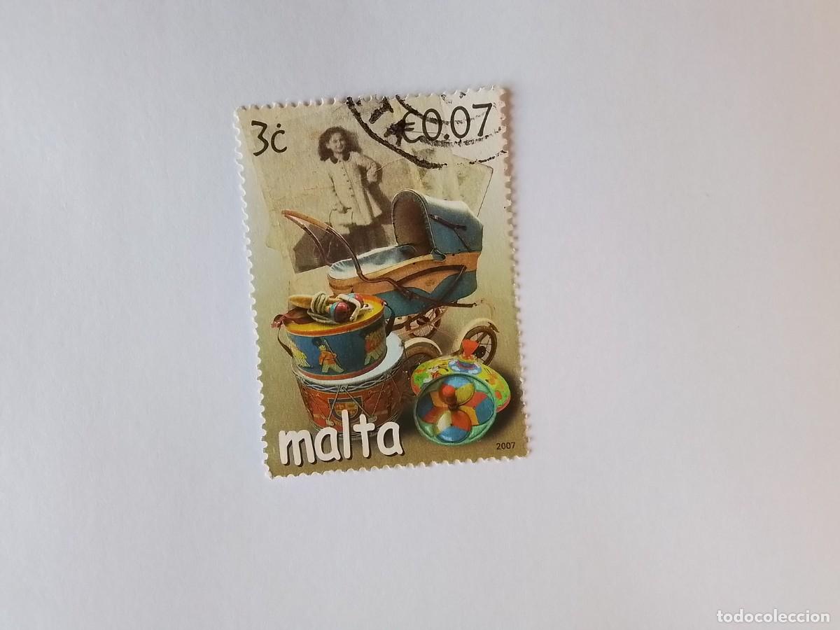 Sellos: A&Ntilde;O 2007 MALTA SELLO USADO