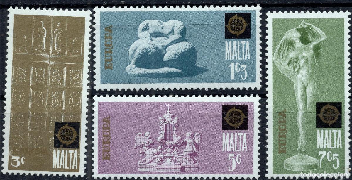 Sellos: MALTA 1974 STAMP MICHEL MT 493-496