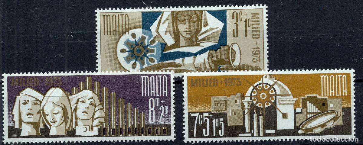 Sellos: MALTA 1973 STAMP MICHEL MT 478-480