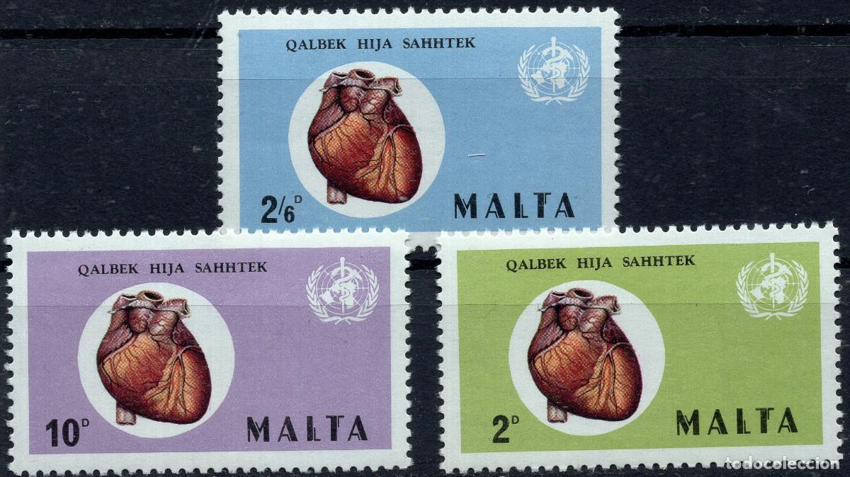 Sellos: MALTA 1972 STAMP MICHEL MT 436-438