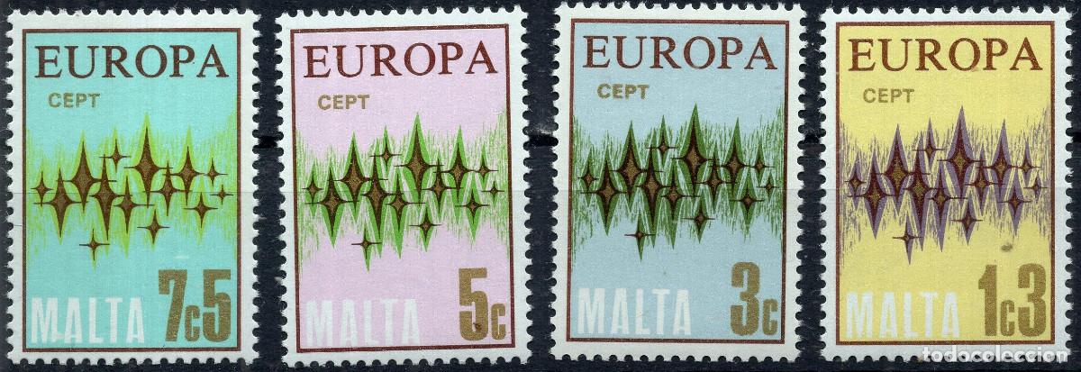 Sellos: MALTA 1972 STAMP MICHEL MT 450-453