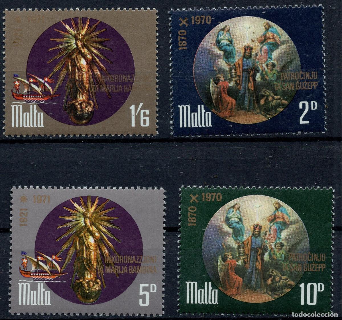 Sellos: MALTA 1971 STAMP MICHEL MT 425-428