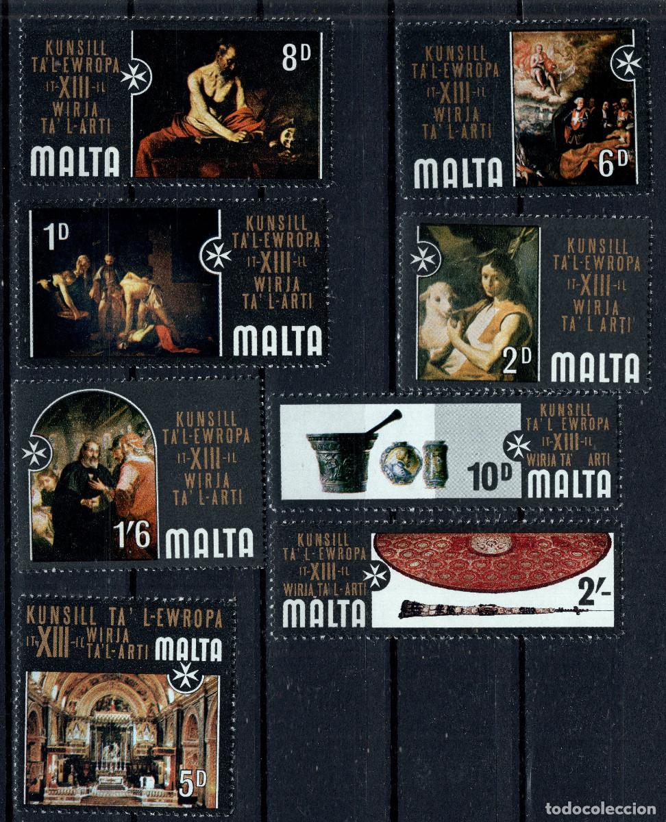 Sellos: MALTA 1970 STAMP MICHEL MT 401-408