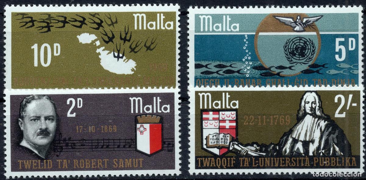 Sellos: MALTA 1969 STAMP MICHEL MT 389-392