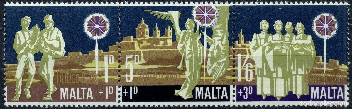 Sellos: MALTA 1969 STAMP MICHEL MT 398-400
