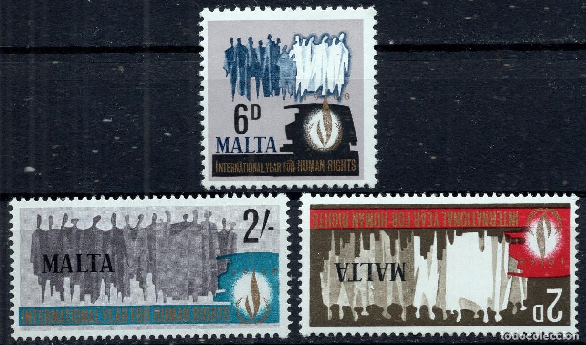 Sellos: MALTA 1968 STAMP MICHEL MT 370-372