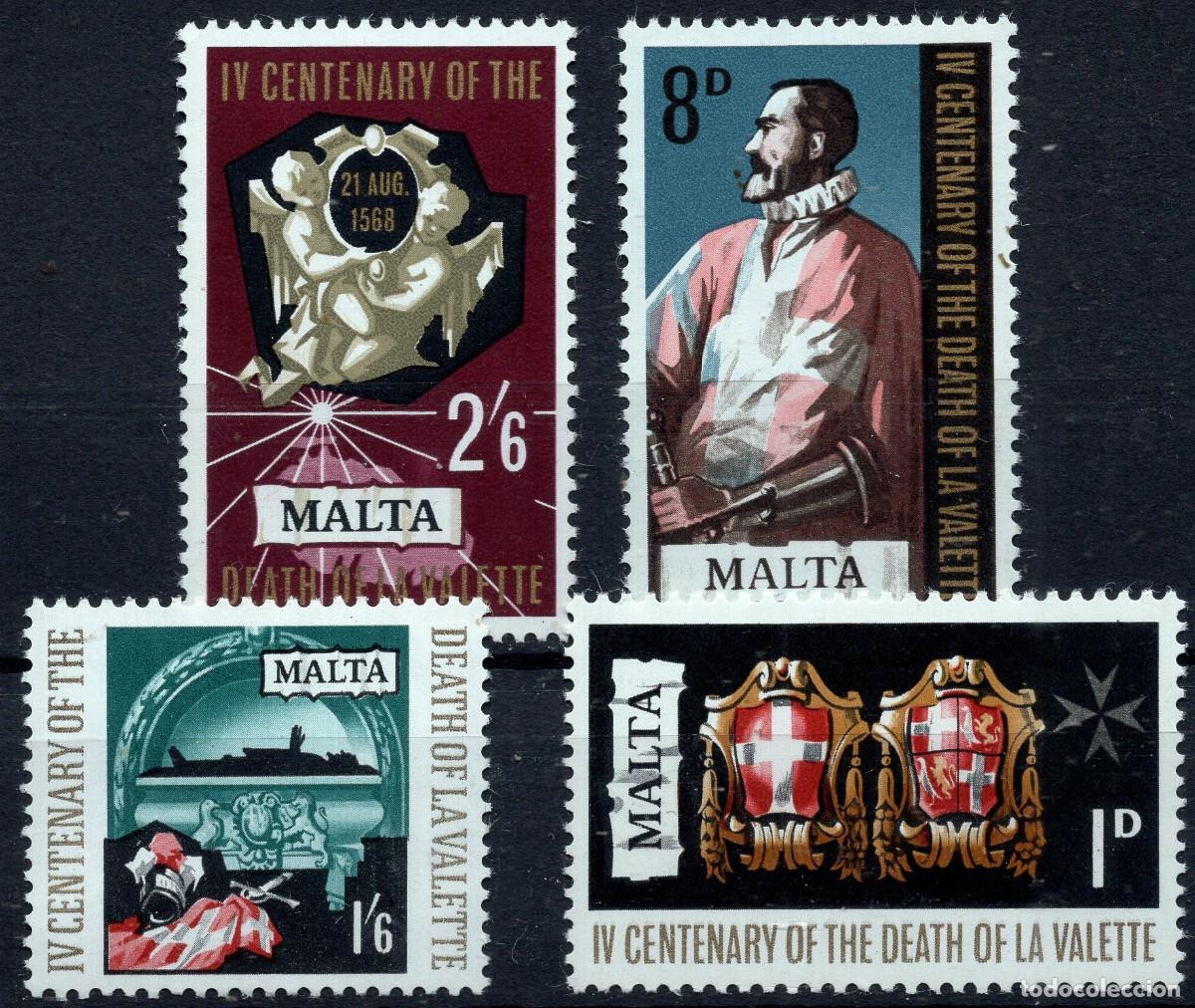 Sellos: MALTA 1968 STAMP MICHEL MT 376-379