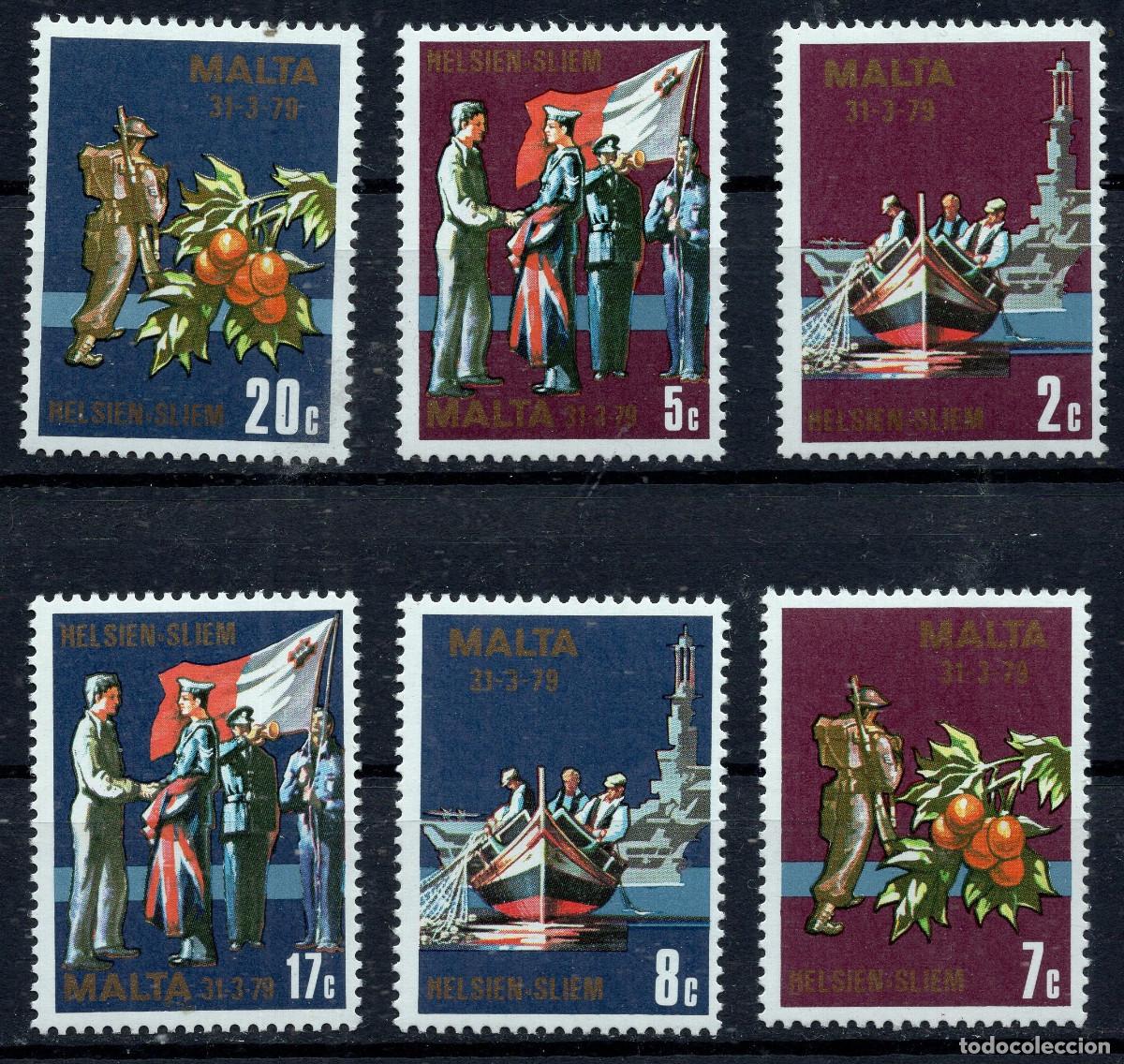 Sellos: MALTA 1979 STAMP MICHEL MT 588-593