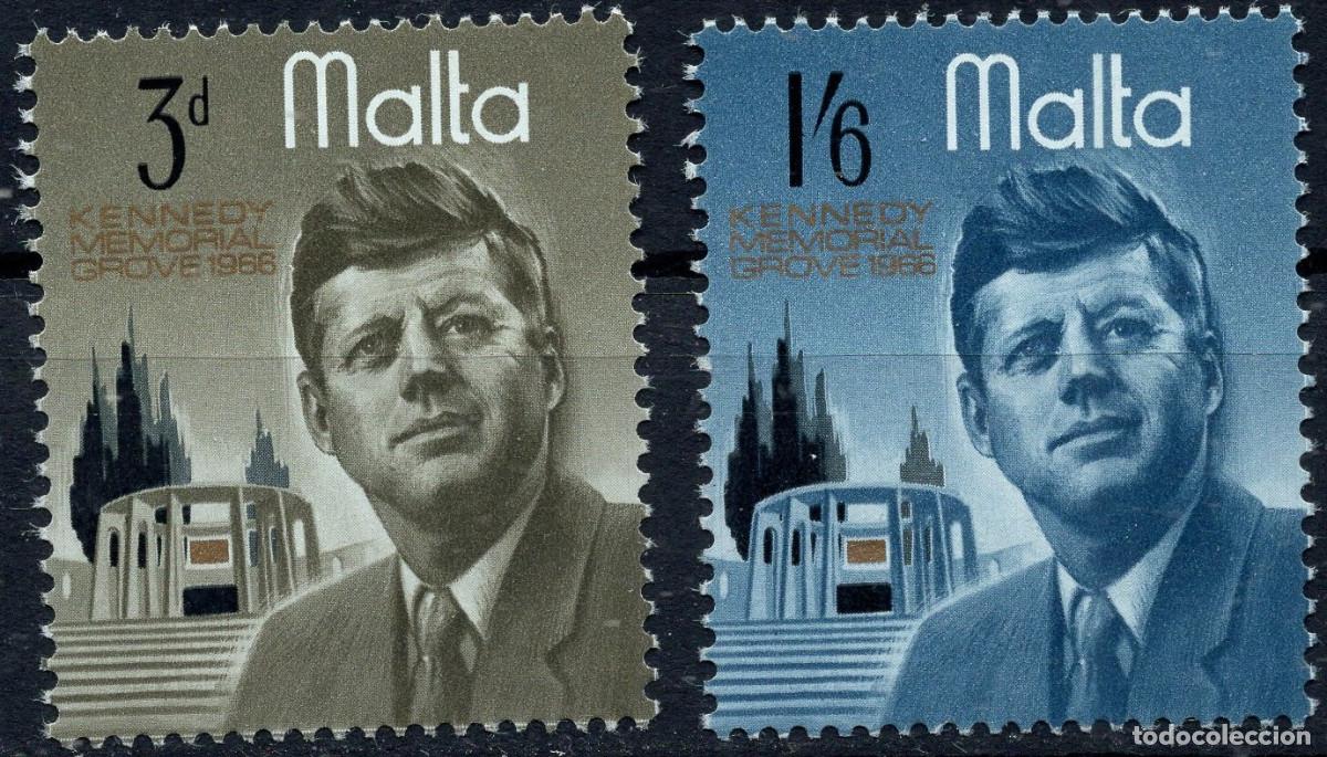 Sellos: MALTA 1966 STAMP MICHEL MT 342-343