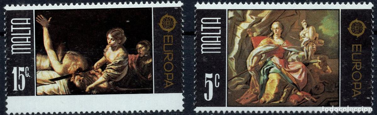 Sellos: MALTA 1975 STAMP MICHEL MT 512-513