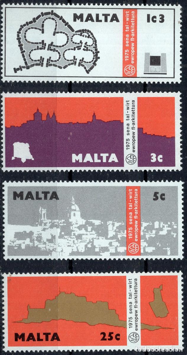 Sellos: MALTA 1975 STAMP MICHEL MT 514-517