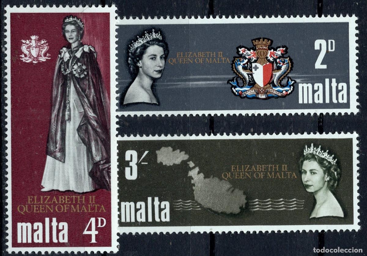 Sellos: MALTA 1967 STAMP MICHEL MT 367-369
