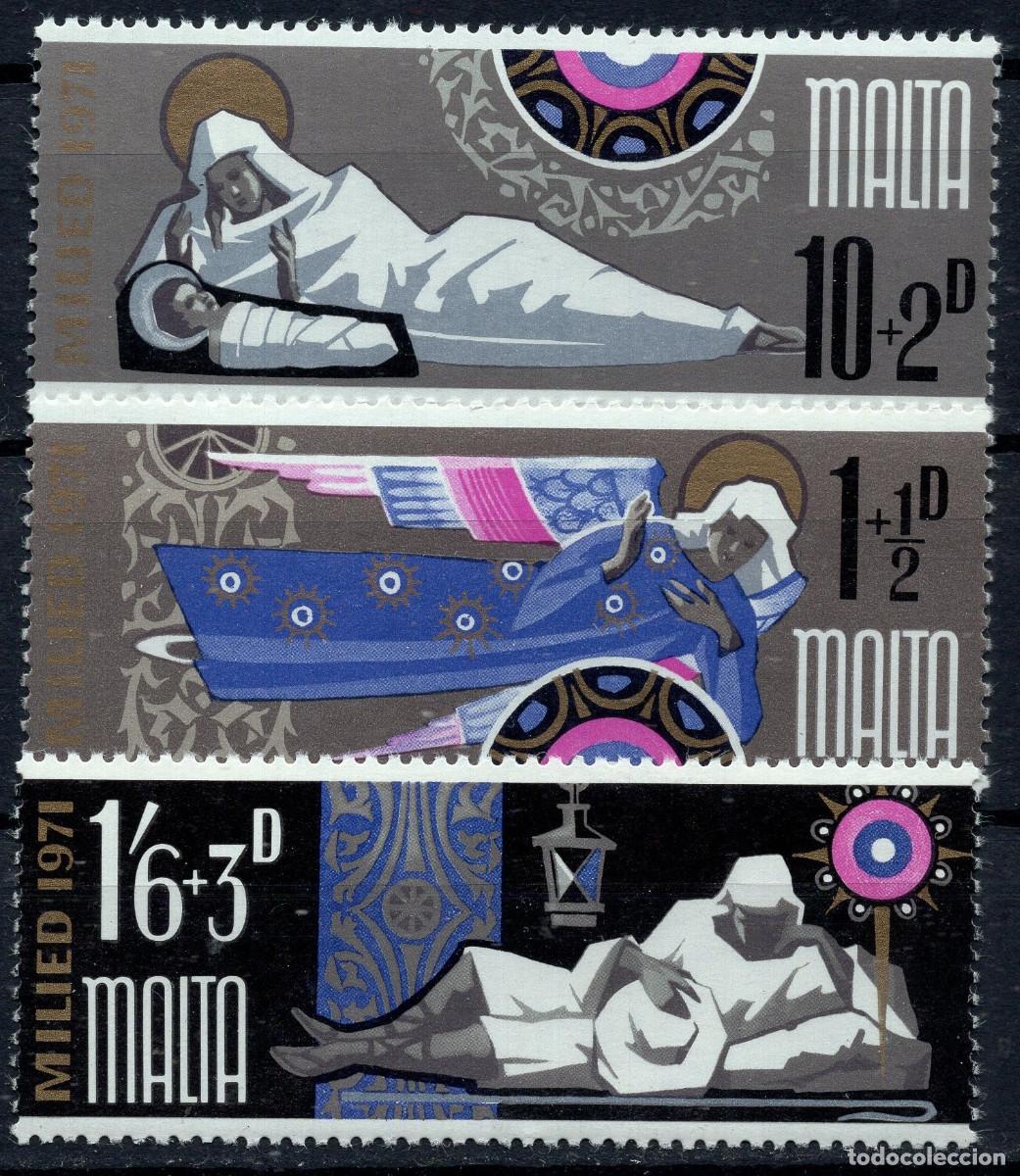 Sellos: MALTA 1971 STAMP MICHEL MT 433-435