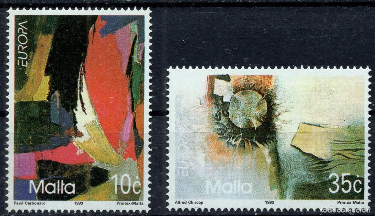 Sellos: MALTA 1993 STAMP MICHEL MT 904-905