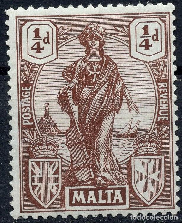 Sellos: MALTA 1922 STAMP MICHEL MT 82