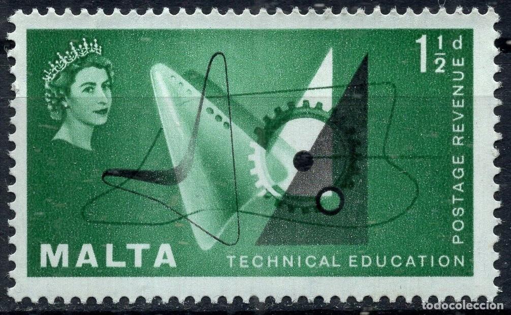 Sellos: MALTA 1958 STAMP MICHEL MT 257