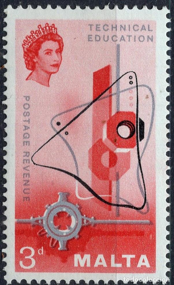 Sellos: MALTA 1958 STAMP MICHEL MT 258