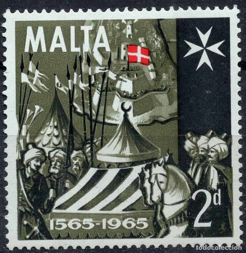 Sellos: MALTA 1965 STAMP MICHEL MT 323