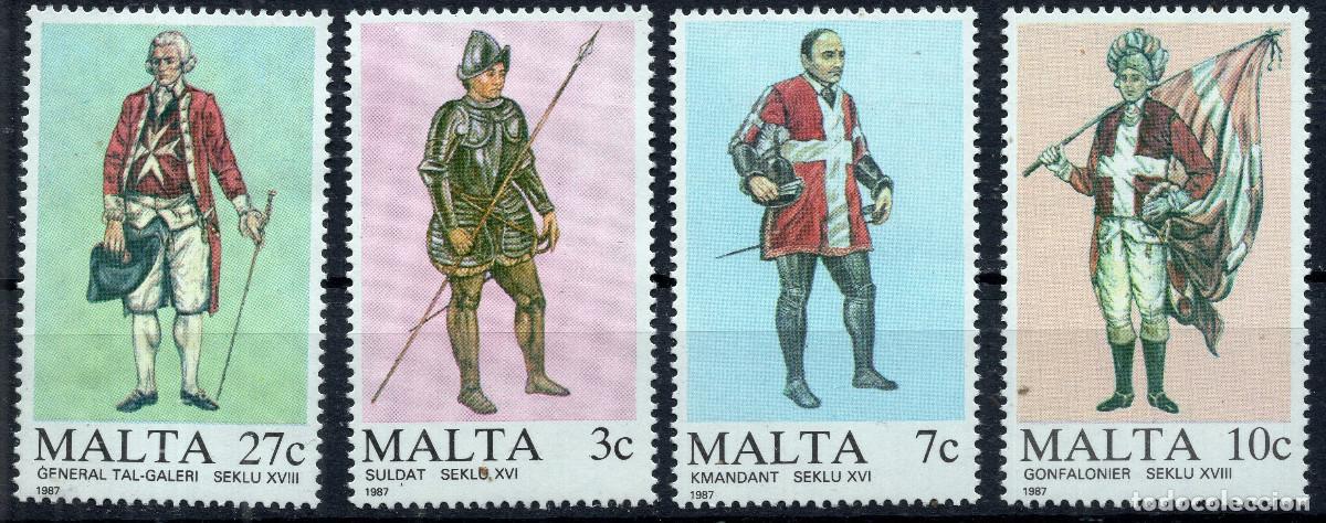 Sellos: MALTA 1987 STAMP MICHEL MT 768-771