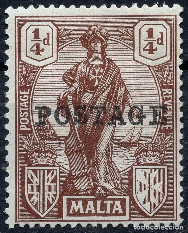 Sellos: MALTA 1926 STAMP MICHEL MT 101