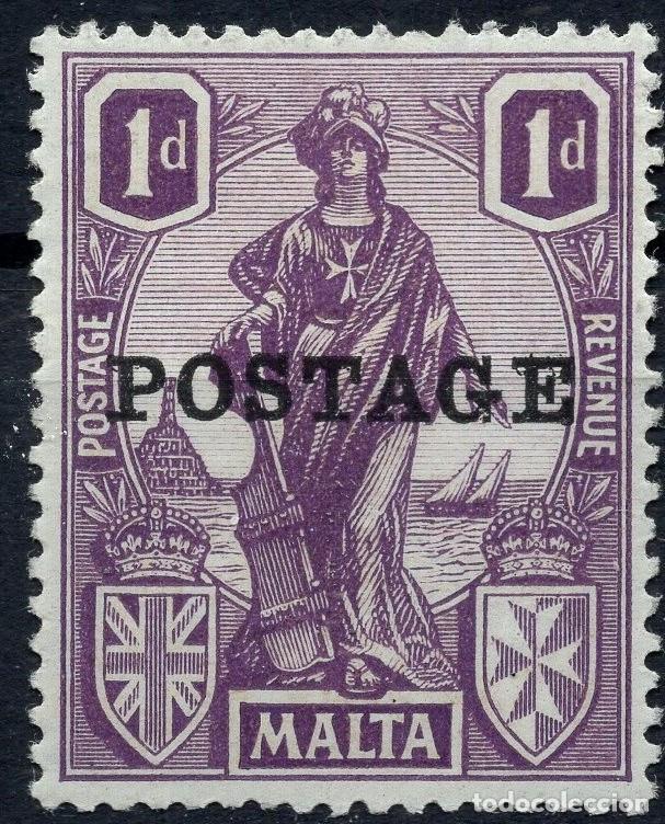Sellos: MALTA 1926 STAMP MICHEL MT 103