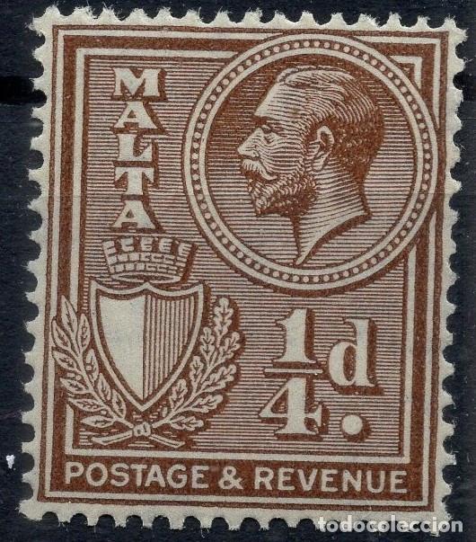 Sellos: MALTA 1926 STAMP MICHEL MT 115