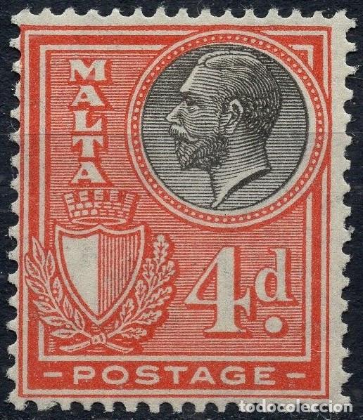 Sellos: MALTA 1926 STAMP MICHEL MT 122