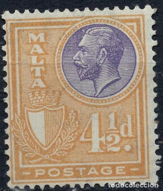 Sellos: MALTA 1926 STAMP MICHEL MT 123