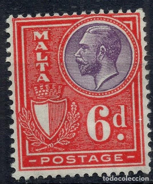 Sellos: MALTA 1926 STAMP MICHEL MT 125